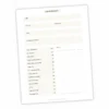 Refil Planner Não Datado Permanente Journey Diário para 1 ano Refil 8 furos 90g 1 - Agendas Achala Journal