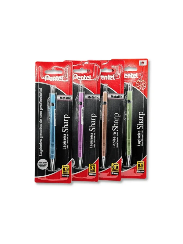 Lapiseira Sharp Metálica P200 0.9MM - Pentel
