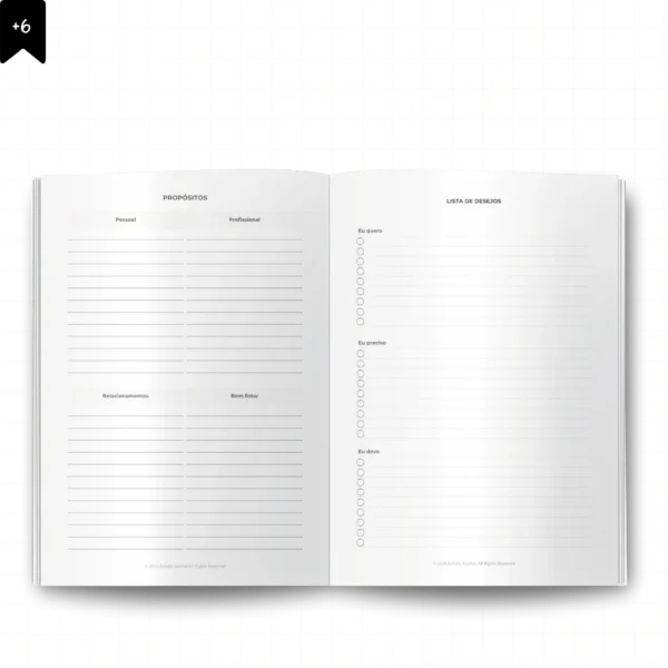 Lumine Planner Semanal Compacta Agenda Permanente Não Datado Tipo Midori Verde