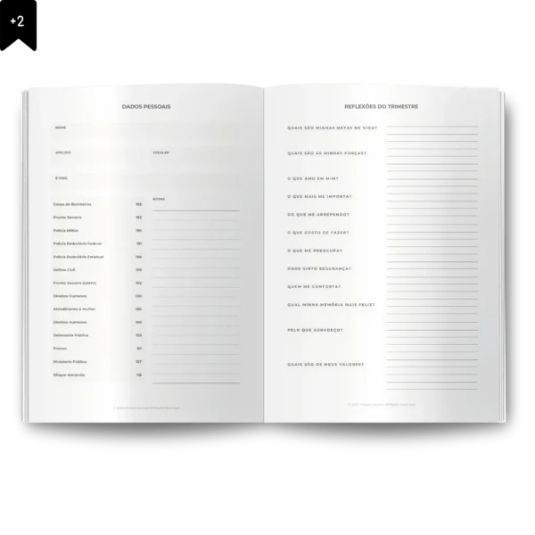Lumine Planner Semanal Compacta Agenda Permanente Não Datado Tipo Midori Verde