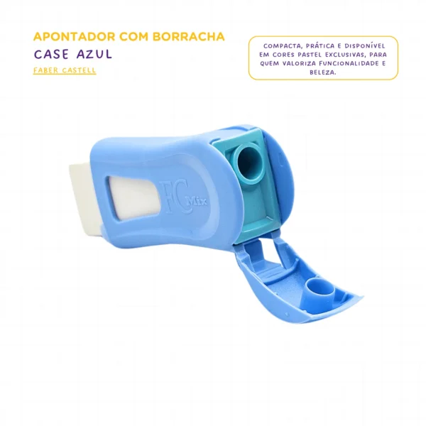 Apontador Com Borracha Tons Pastel - Faber Castell