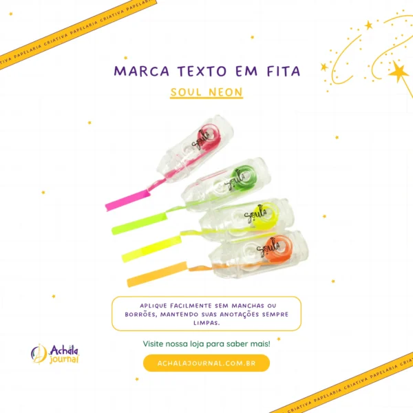 Marca Texto em Fita Soul - 5MMX3M BRW