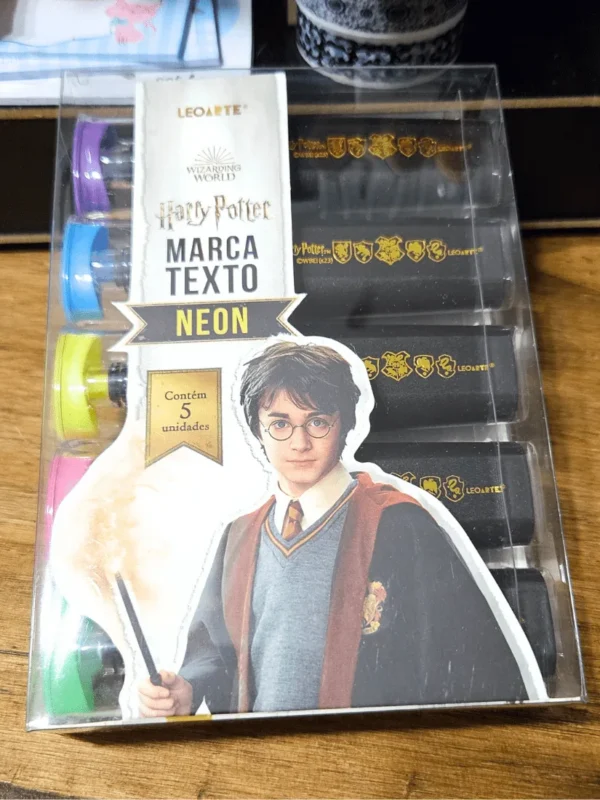 Harry potter kit de 6 marcadores de texto