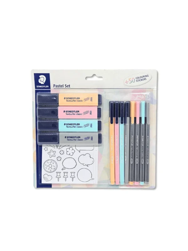 Combo Sketchbook Copta Encanto Noturno 90g + Kit Staedtler