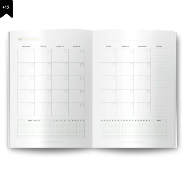 Planner Semanal Iconic Journey Caramelo Datado 2025
