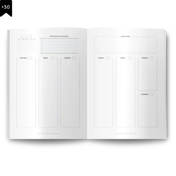 Planner Semanal Iconic Journey Lilás - Nao Datado Permanente