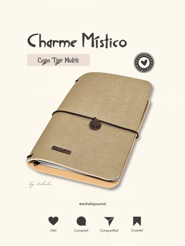 Capa Planner Achala Encantos do Cosmos - Tipo Midori