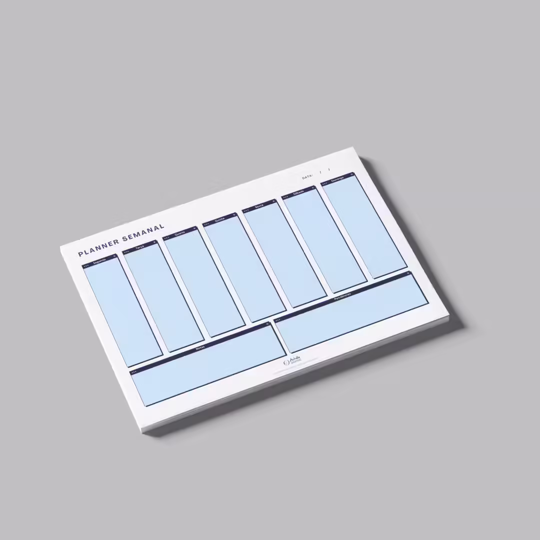 Planner Semanal de Mesa Pixel Achala Permanente