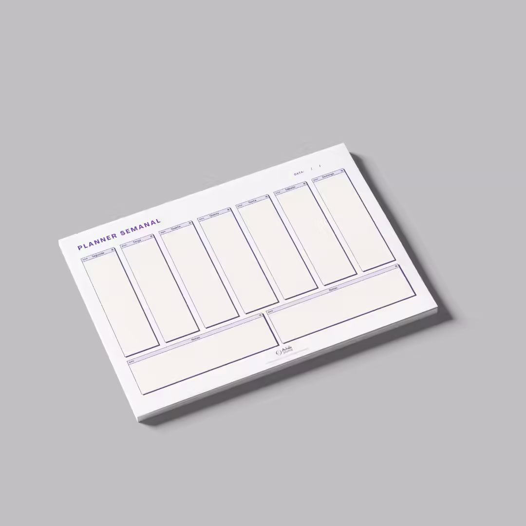 Planner Semanal de Mesa Pixel Achala Permanente