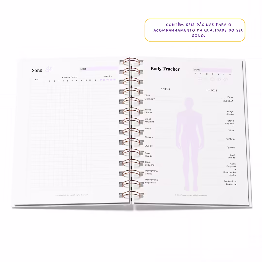 Planner Fitness MandalaFit Semestral - Intuitivo e Prático
