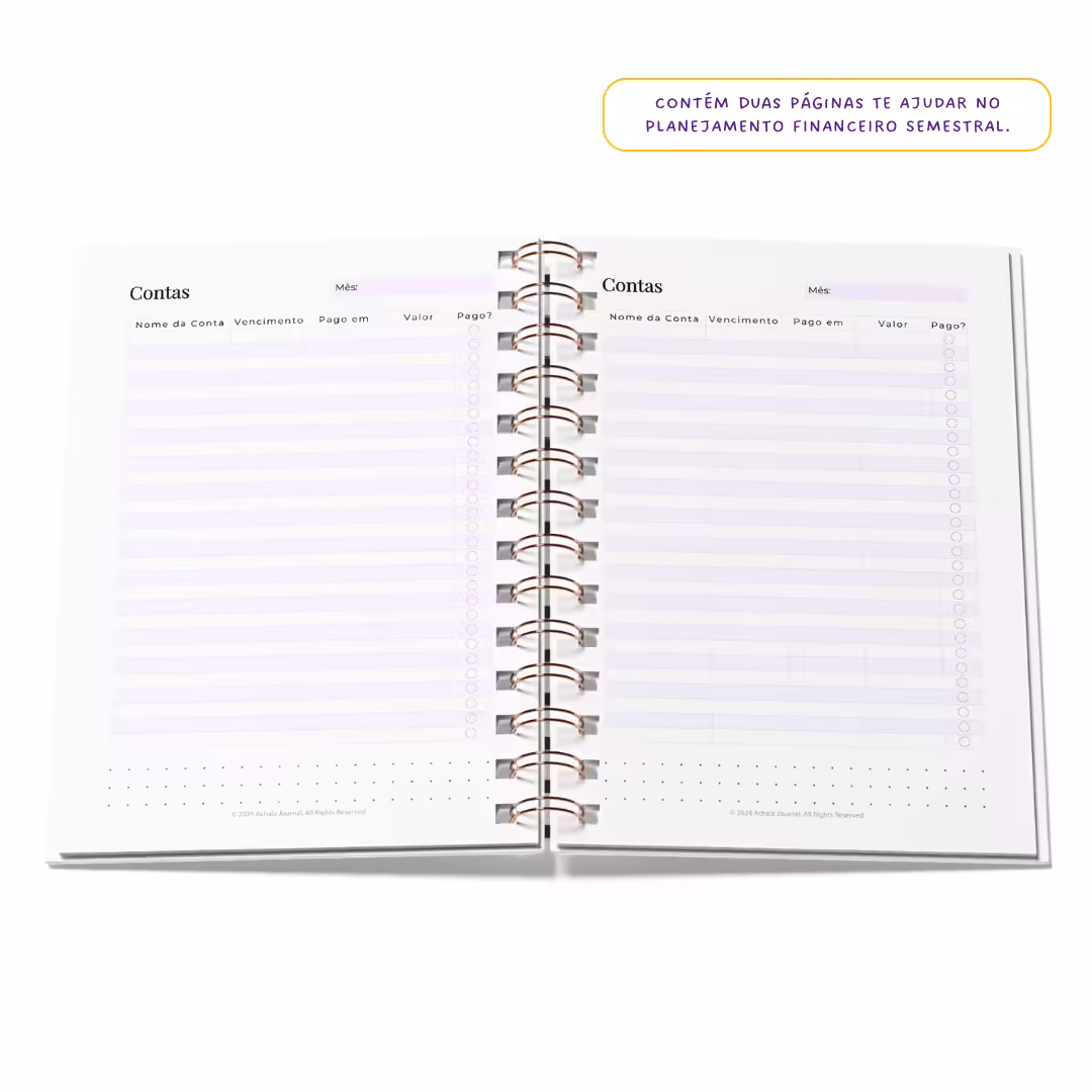 Planner Fitness MandalaFit Semestral - Intuitivo e Prático