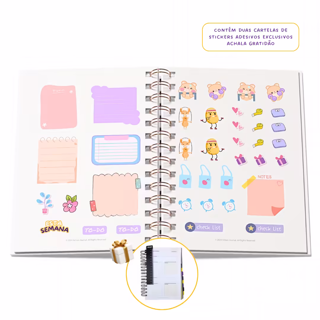 Planner Fitness MandalaFit Semestral - Intuitivo e Prático