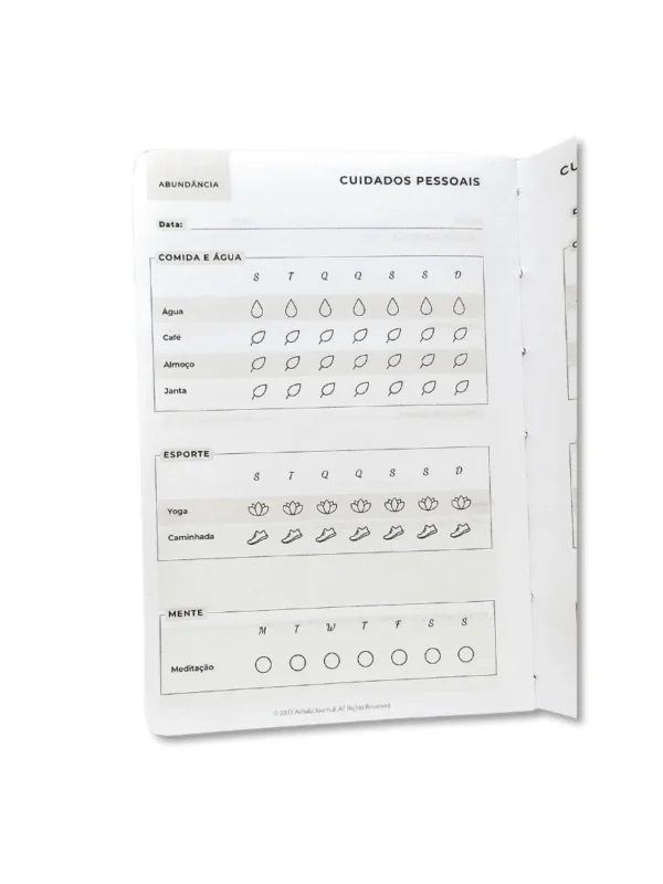 Achala Planner Gratidão Insert Diário