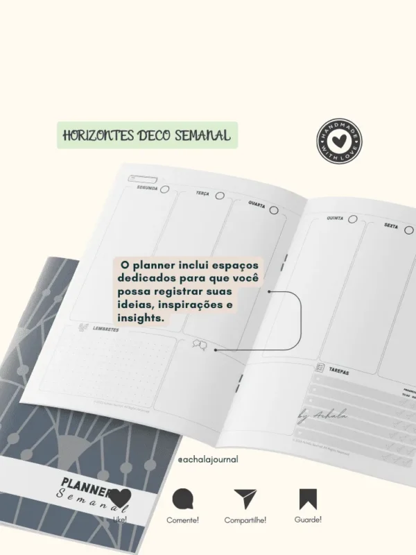 Achala Planner Horizontes Deco Semanal