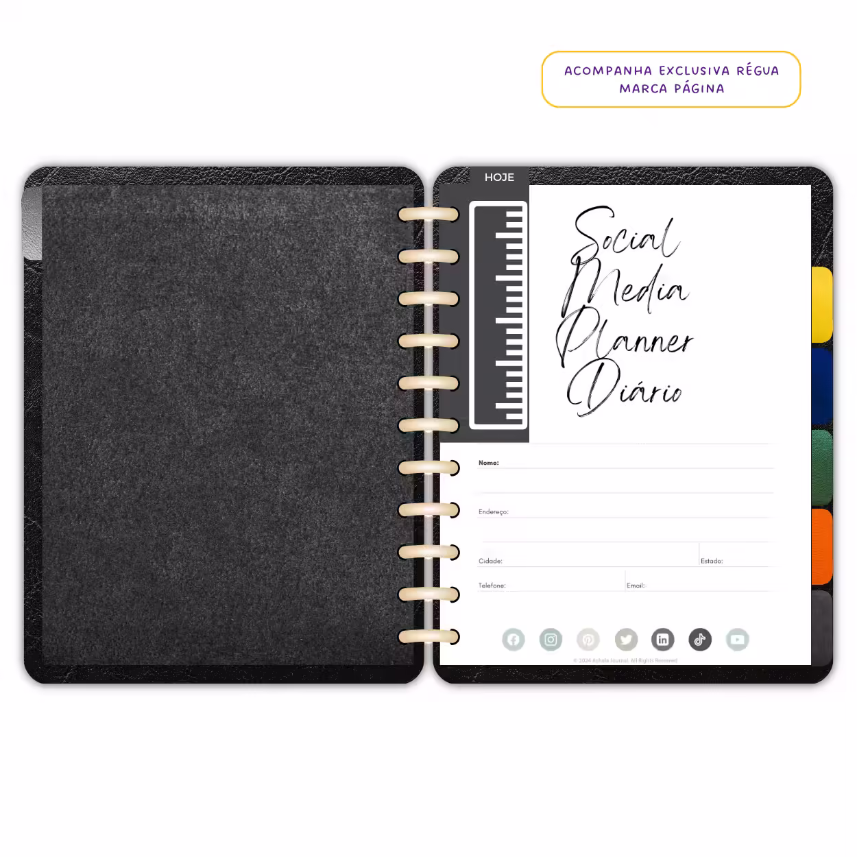 Planner Modular Meu Social Media Kit Diário: Produto para Personalizar sua Rotina de Conteúdo