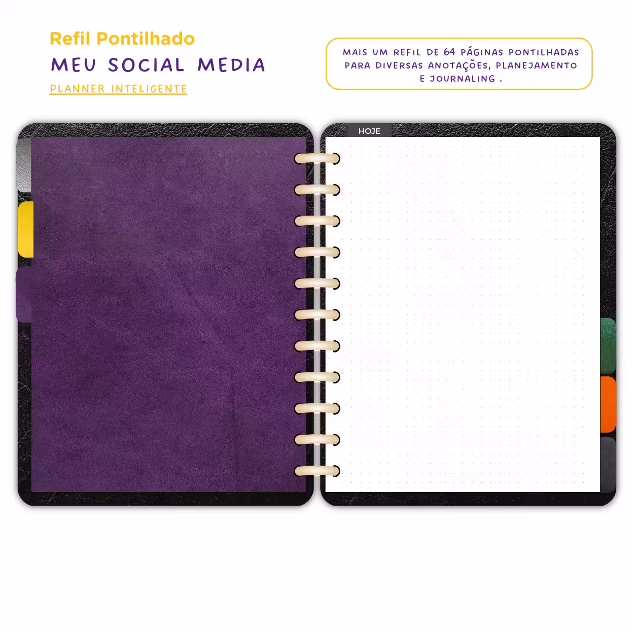 Planner Modular Meu Social Media Kit Diário: Produto para Personalizar sua Rotina de Conteúdo