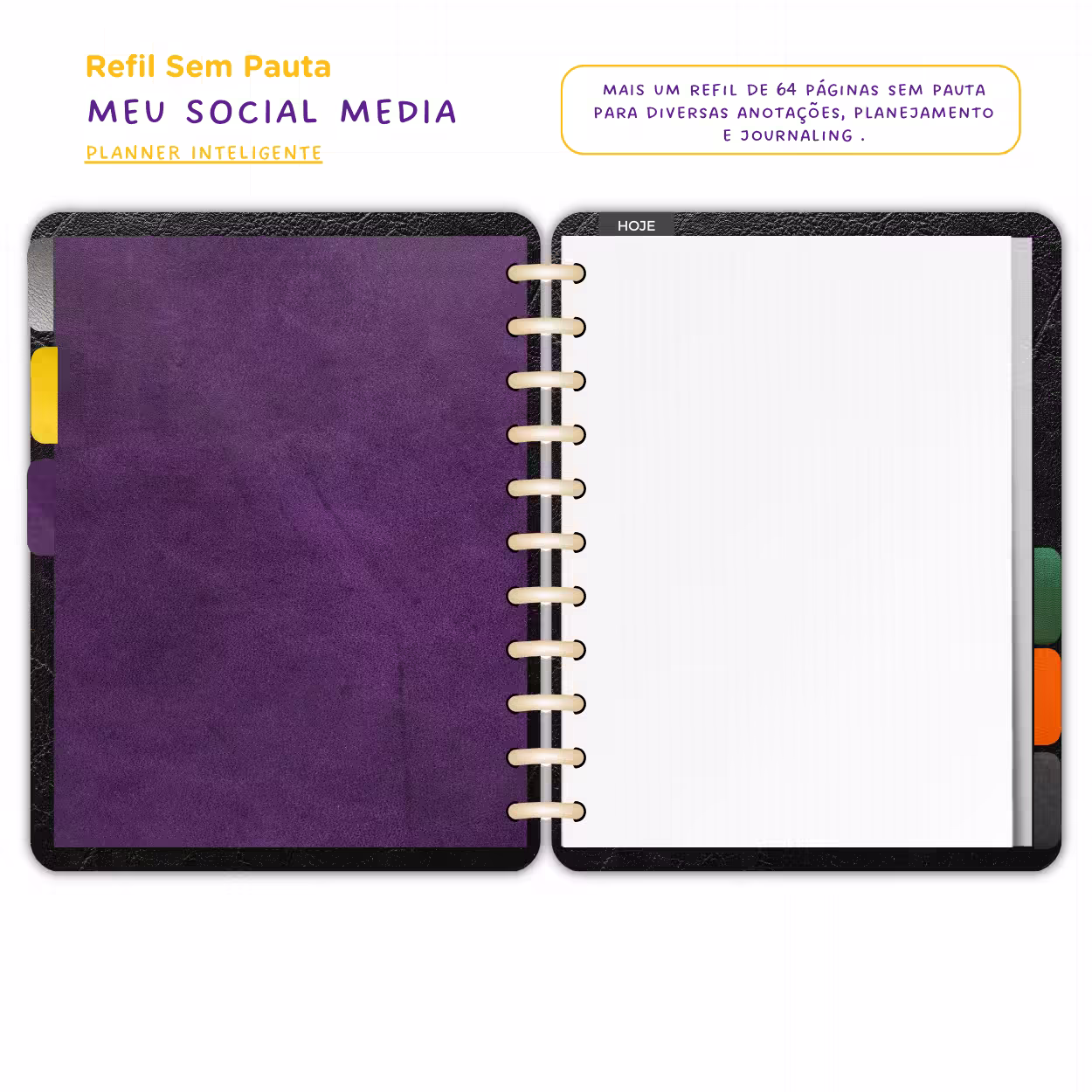Planner Modular Meu Social Media Kit Diário: Produto para Personalizar sua Rotina de Conteúdo