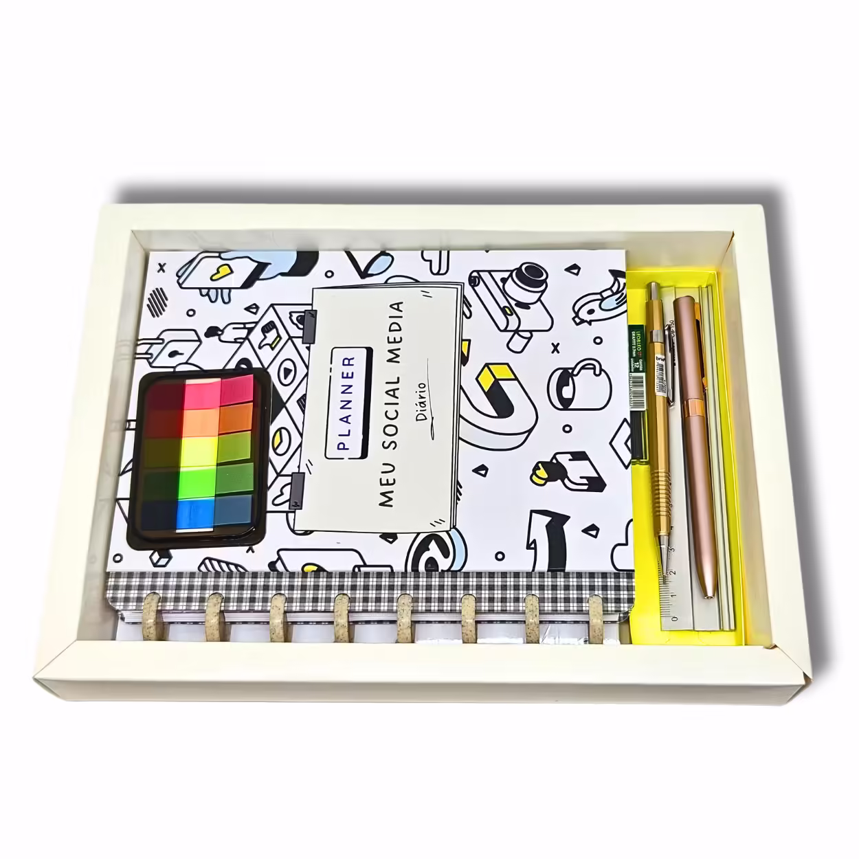 Planner Modular Meu Social Media Kit Diário: Produto para Personalizar sua Rotina de Conteúdo