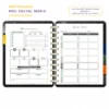 Refil Planner Meu Social Media Trimestral Achala 8 furos
