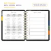 Refil Planner Meu Social Media Trimestral Achala 8 furos