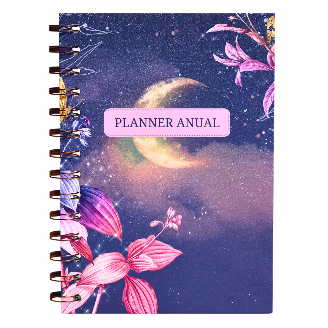 Planner 2025 Anual Datado Journey Aurora - Paper 90g