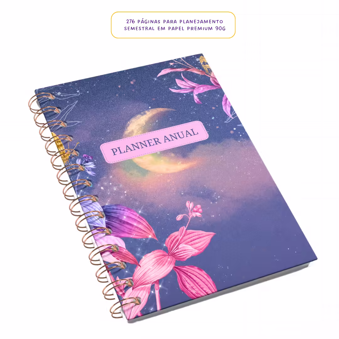 Planner 2025 Anual Datado Journey Aurora - Paper 90g