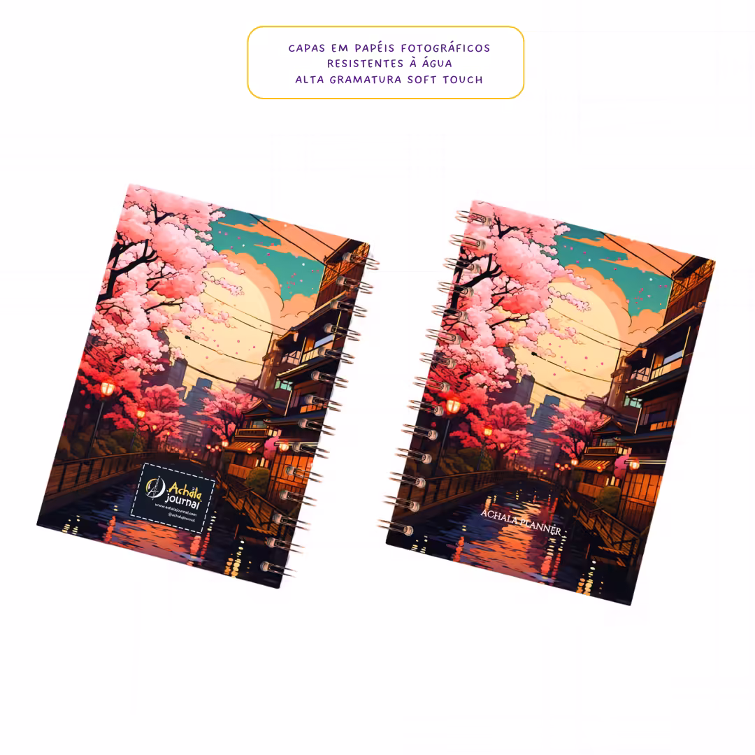 Planner 2025 Anual Datado Journey Evening - Paper 90g