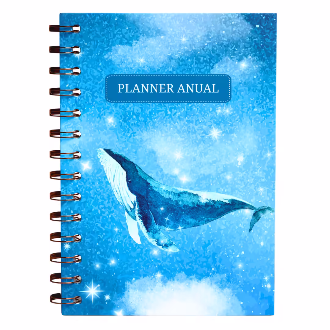 Planner 2025 Anual Datado Journey Ocean - Paper 90g