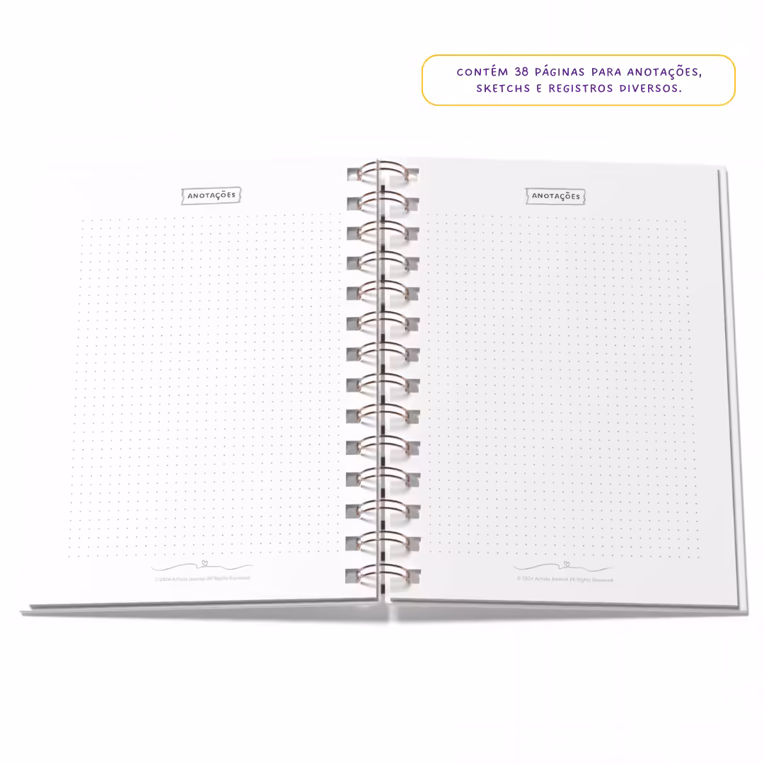 Planner 2025 Anual Datado Journey Noite Celestial - Paper 90g