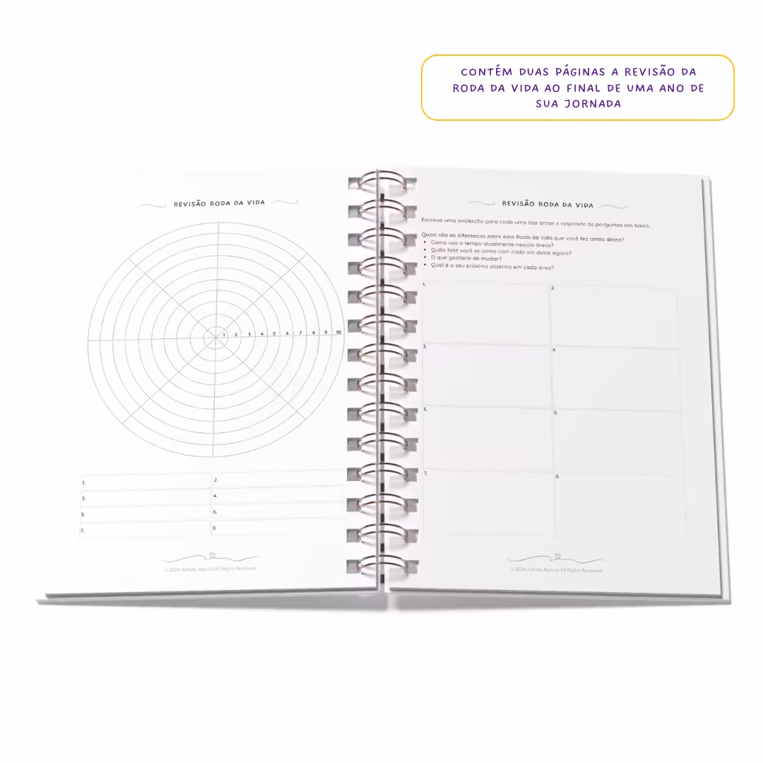 Planner 2025 Anual Datado Journey Noite Celestial - Paper 90g