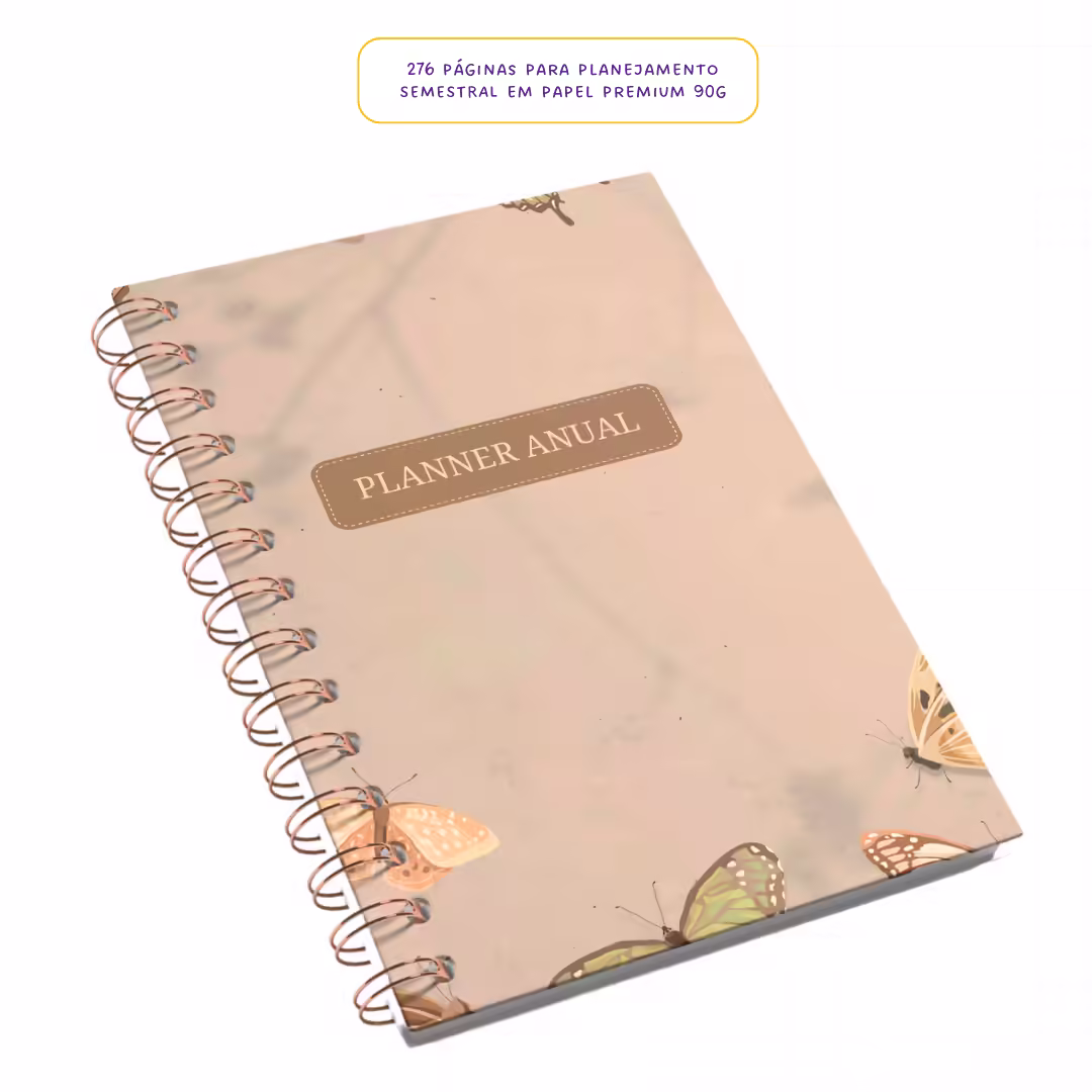 Planner 2025 Anual Datado Journey Silvestre - Paper 90g