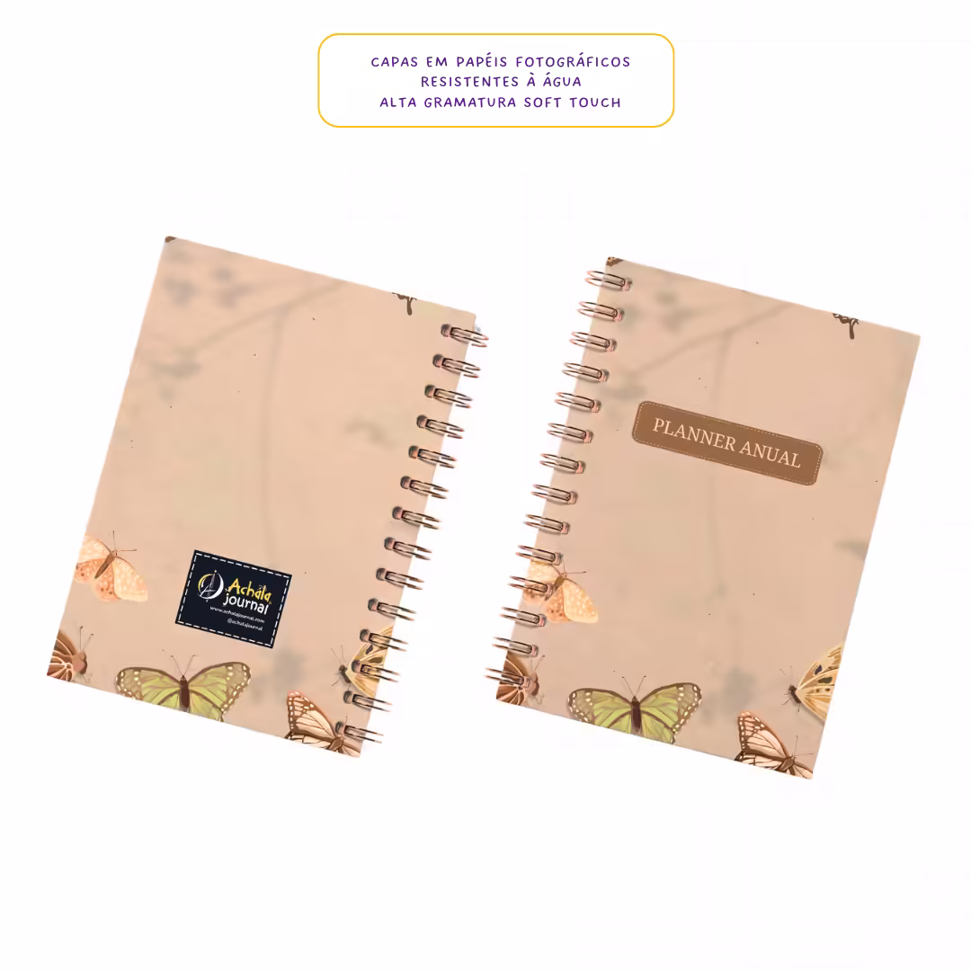 Planner 2025 Anual Datado Journey Silvestre - Paper 90g
