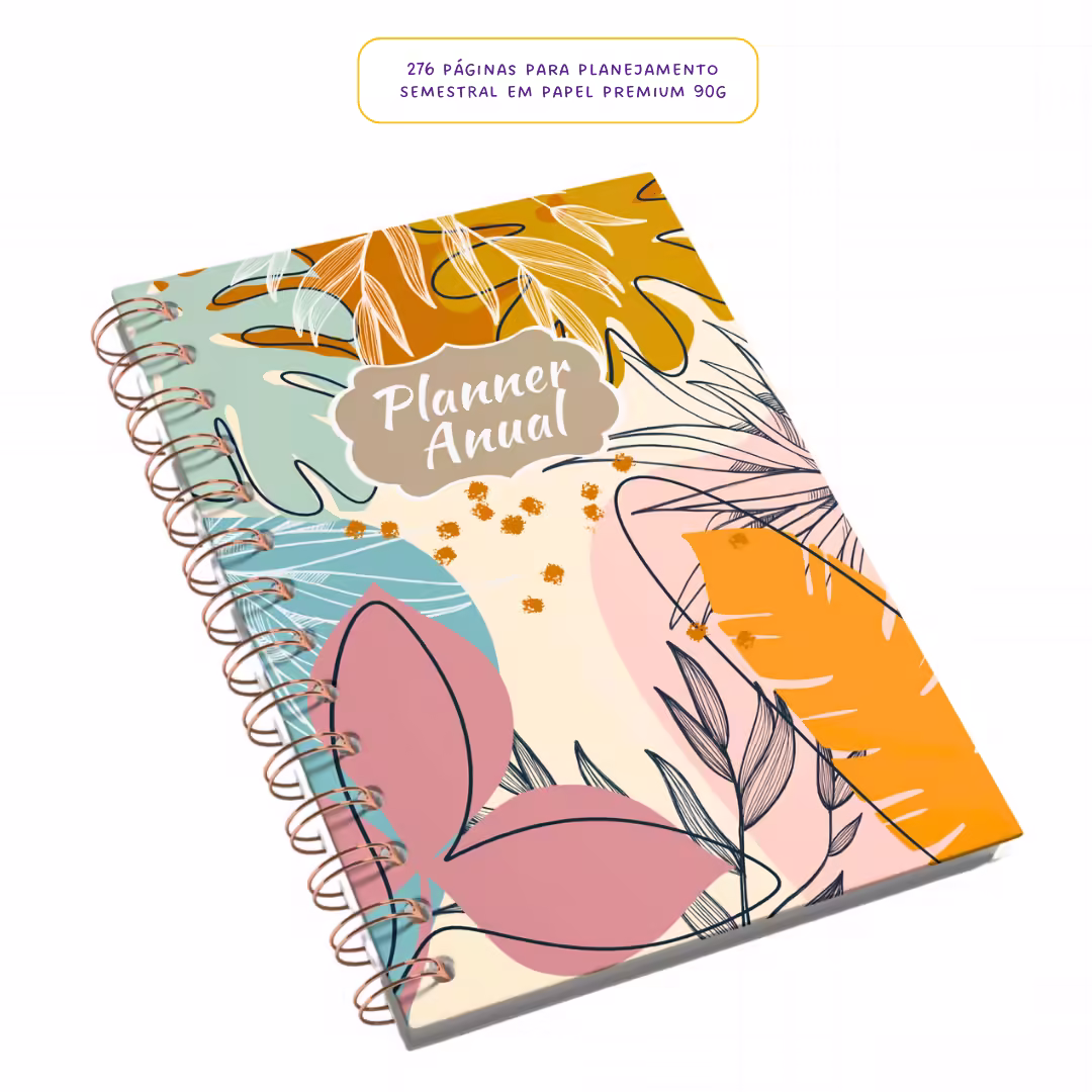 Planner 2025 Anual Datado Journey Terra - Paper 90g