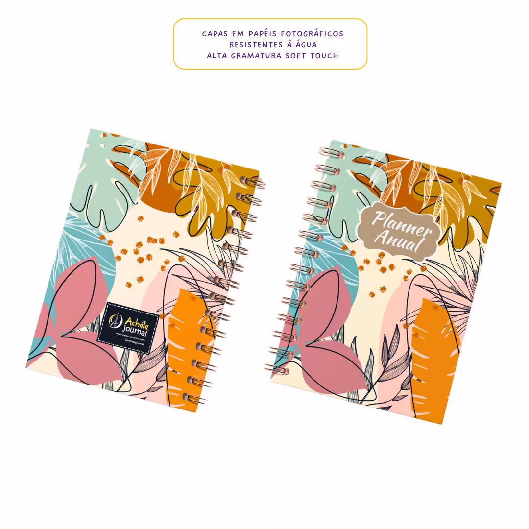 Planner 2025 Anual Datado Journey Terra - Paper 90g