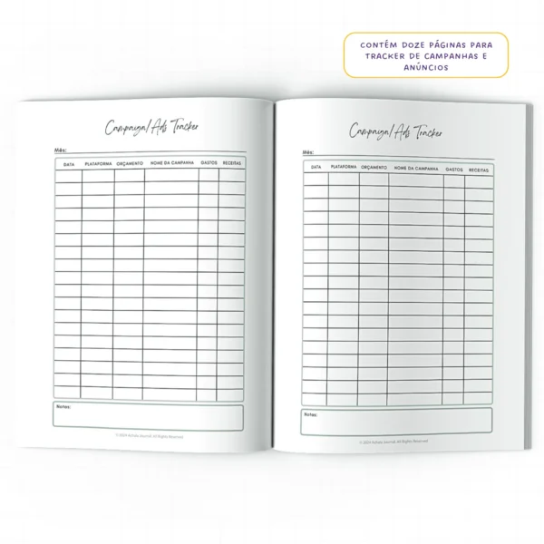 Planner Meu Social Media Anual Connections - Insert Modular