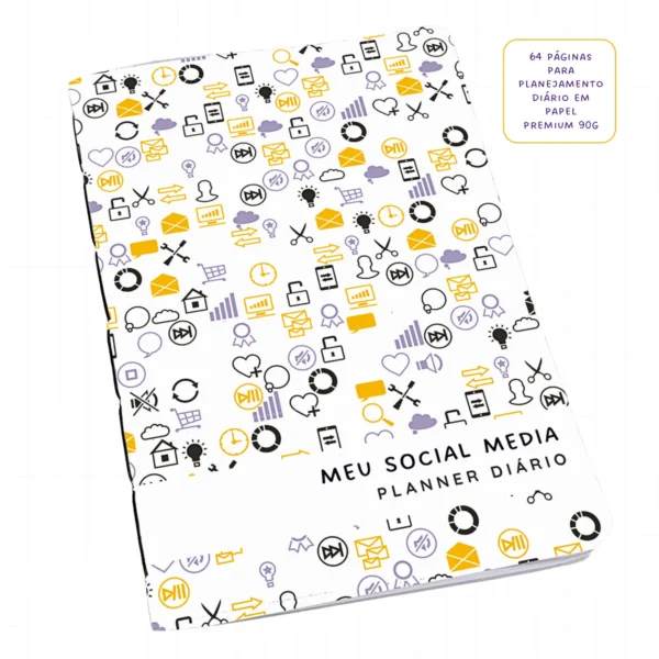 Planner Meu Social Media Diário - Insert Modular