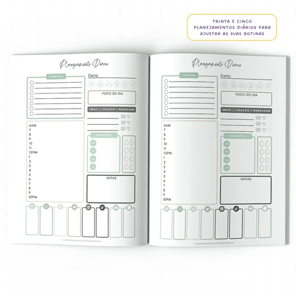 Planner Meu Social Media Diário Connections - Insert Modular