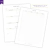 Refil Planner Semanal Não Datado Permanente Journey Suave 8 furos 90g - Ofertas Papelaria Achala