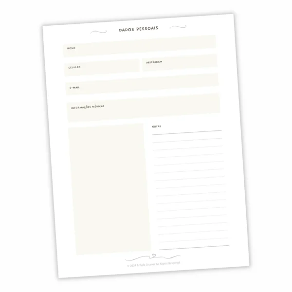 Refil Planner Semanal Não Datado Permanente Journey Suave 8 furos 90g - Ofertas Papelaria Achala
