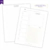 Refil Planner Semanal Não Datado Permanente Journey Suave 8 furos 90g - Ofertas Papelaria Achala