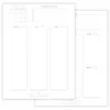Refil Planner Semanal Não Datado Permanente Journey Suave 8 furos 90g - Ofertas Papelaria Achala