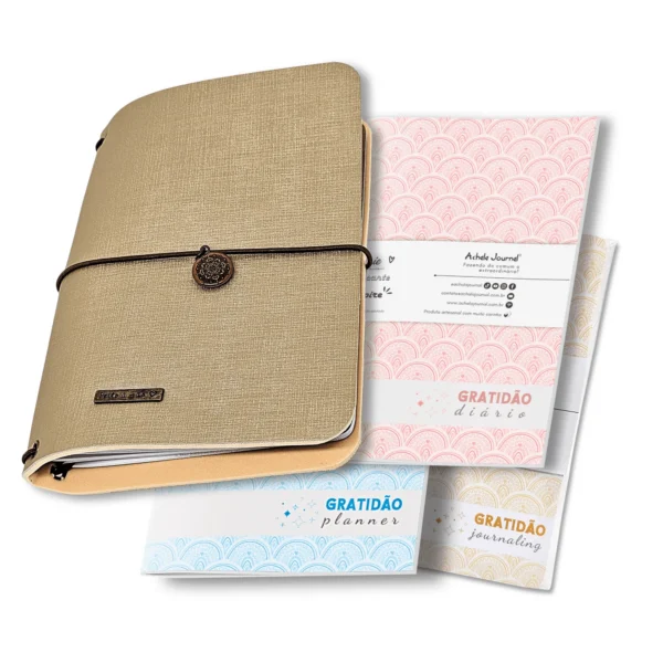 Planner Modular Gratidão - Kit Achala Charme Cosmos - Tipo Midori