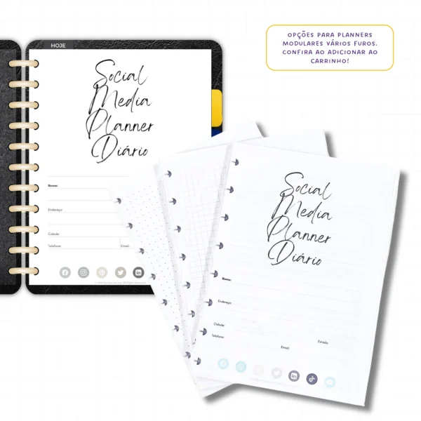 Refil Planner Modular ClassicLines Achala - Pautado