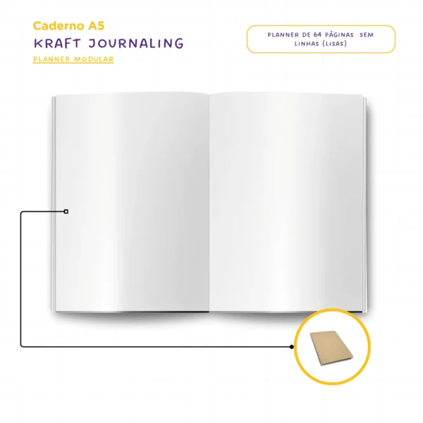 Planner Modular Journal Escarlate - Kit Achala Tipo Midori