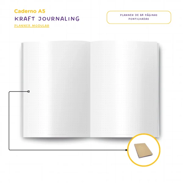 Planner Modular Journal Escarlate - Kit Achala Tipo Midori