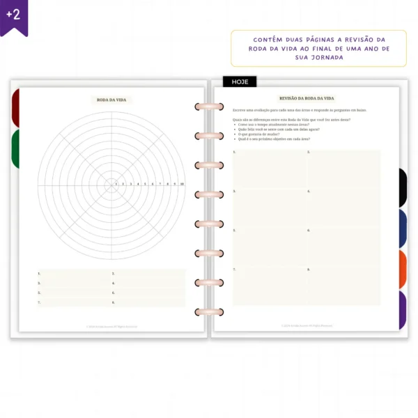 Planner Diário Não Datado Permanente Journey Astral - Planners Achala