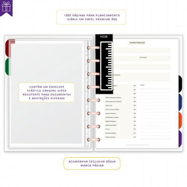 Planner Diário Não Datado Permanente Journey Astral - Planners Achala