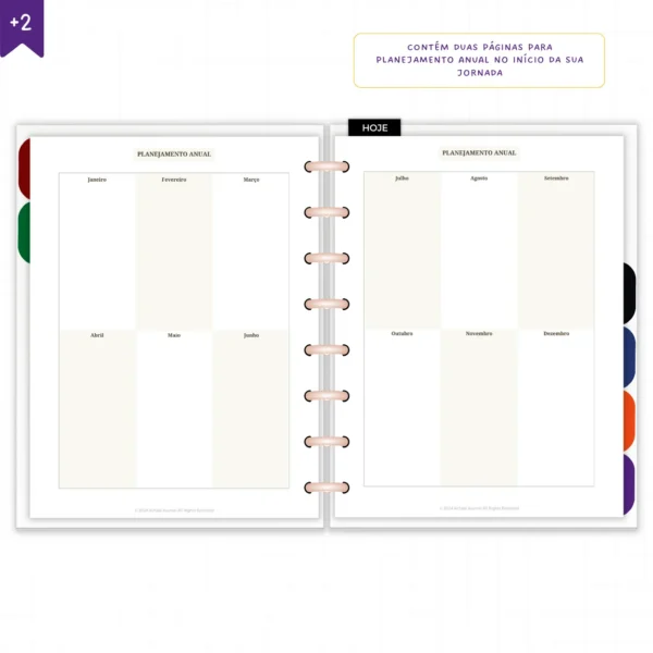 Planner Diário Não Datado Permanente Journey Astral - Planners Achala