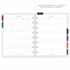 Planner Modular Anual Não Datado Permanente Encanto Botânico – Paper 90g