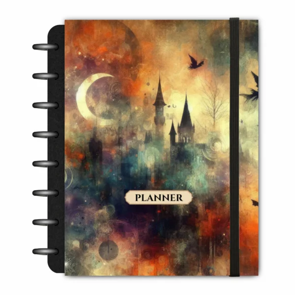 Capa Planner Modular Misterios da Noite - Achala papelaria e planners